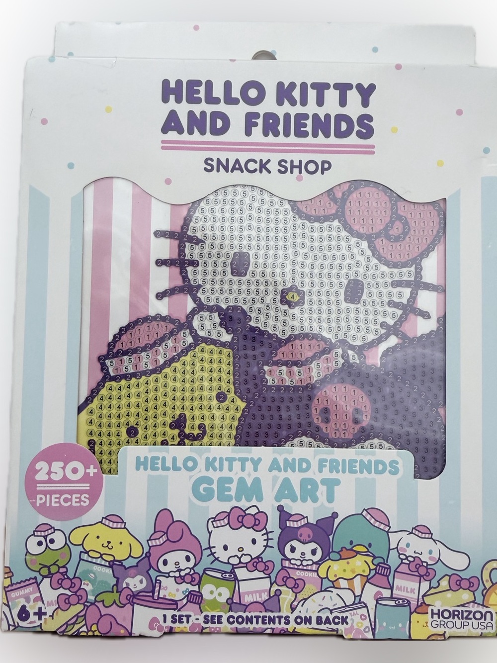 Hello Kitty and Friends Gem Art Snack Shop Puzzle(250+ pieces)